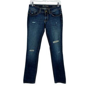 DL1961 Women's Straight Leg Jeans - Dark Blue